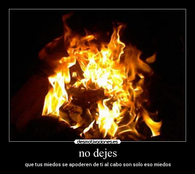 no dejes - 