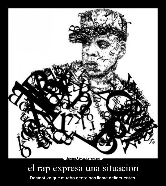 el rap expresa una situacion - 