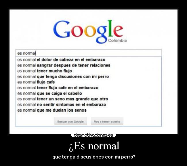 ¿Es normal - 