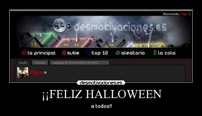 ¡¡FELIZ HALLOWEEN - a todos!!