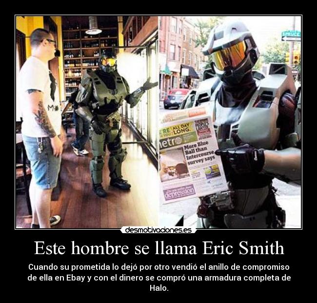 Este hombre se llama Eric Smith - 