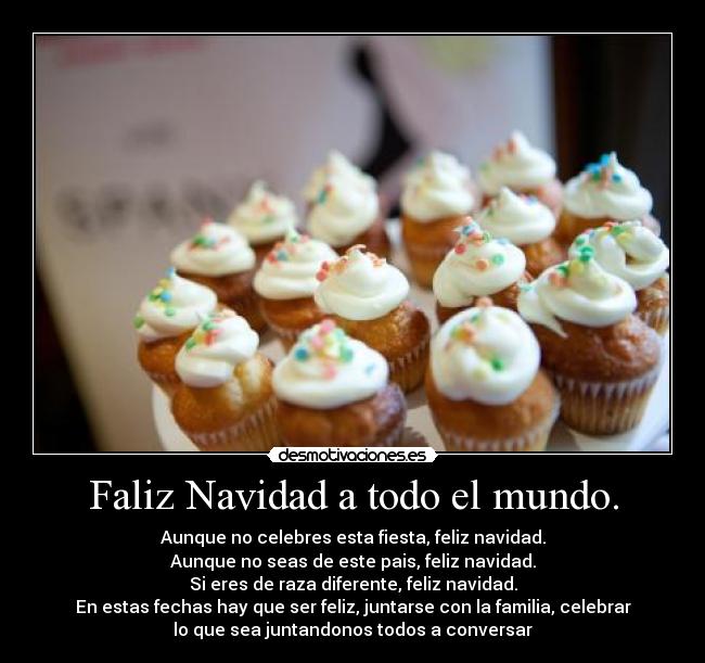 carteles navidad mundo navidad felicidad nieve dulce desmotivaciones