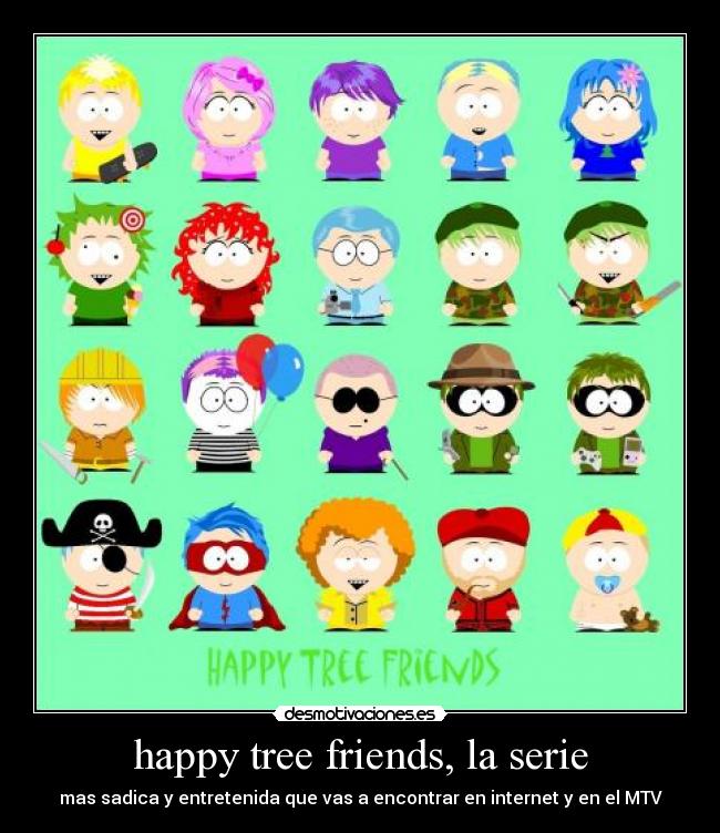 carteles happy tree friends desmotivaciones