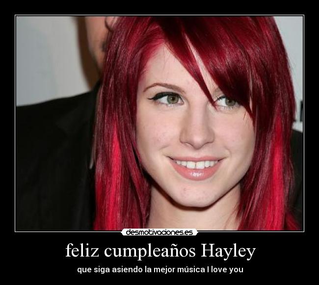 feliz cumpleaños Hayley -