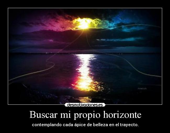 Buscar mi propio horizonte - 