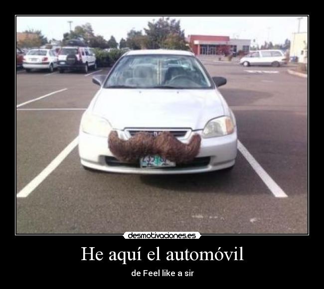 carteles automovil feel like sir lol desmotivaciones