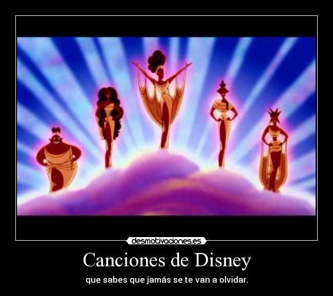 Canciones de Disney -