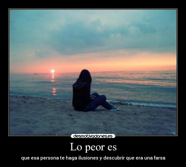 Lo peor es - 