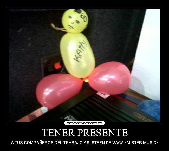 TENER PRESENTE - 