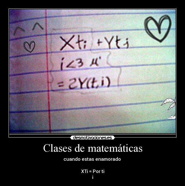 Clases de matemáticas -