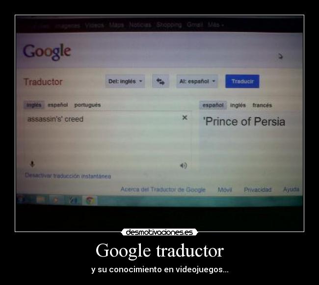 Google traductor -