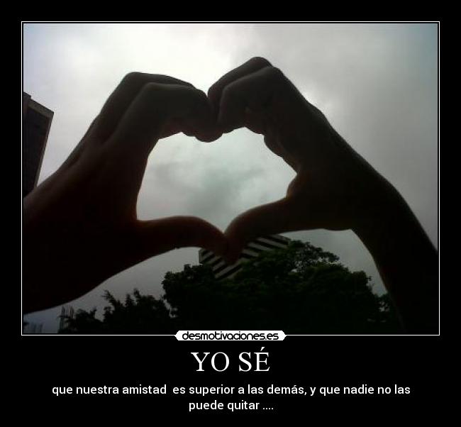 YO SÉ -