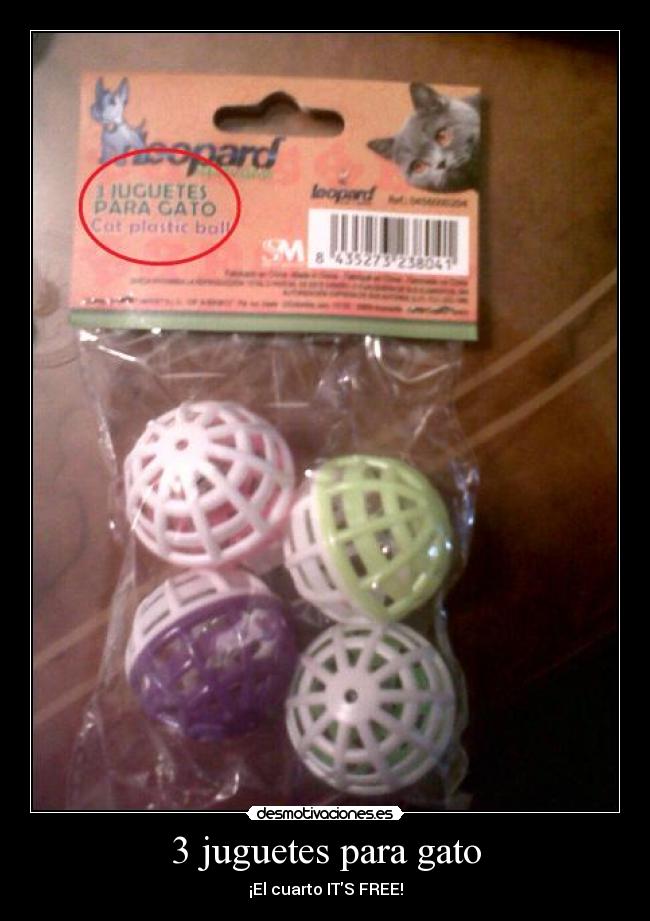 3 juguetes para gato -