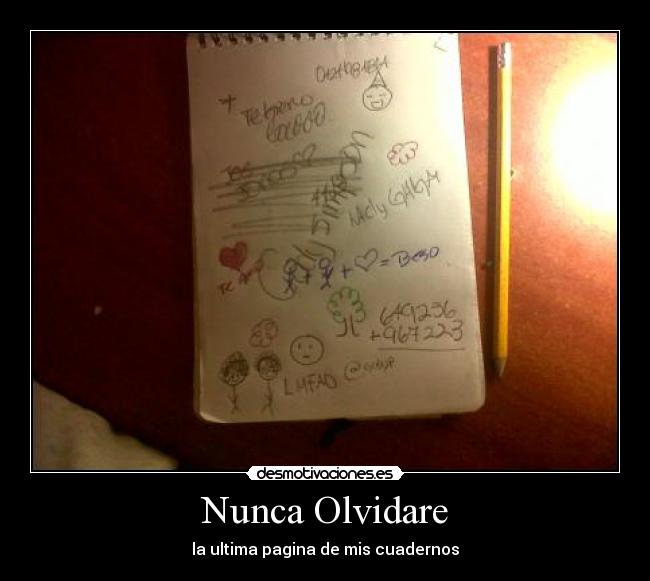 Nunca Olvidare -