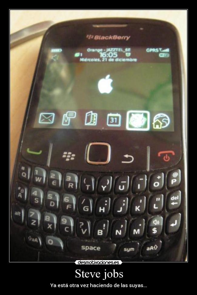Steve jobs - Ya está otra vez haciendo de las suyas...