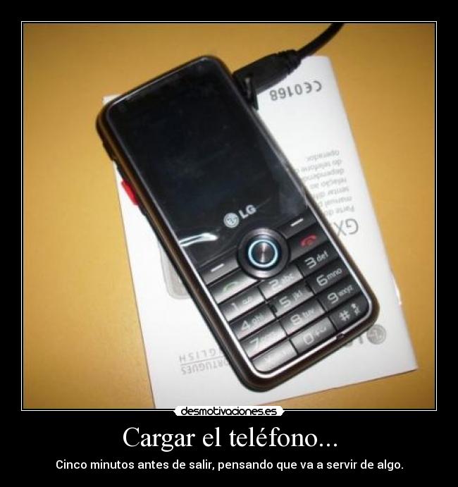 Cargar el teléfono... -