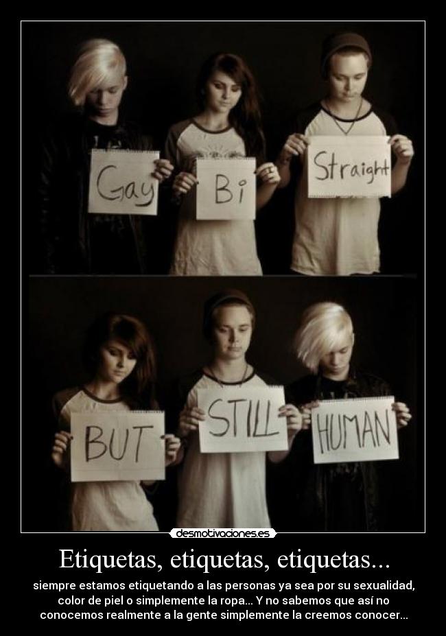 Etiquetas, etiquetas, etiquetas... -