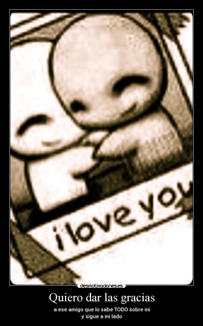Quiero dar las gracias - 