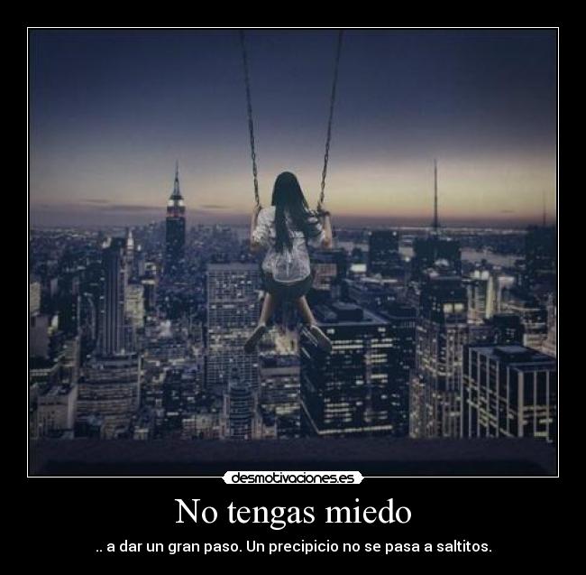 No tengas miedo - 