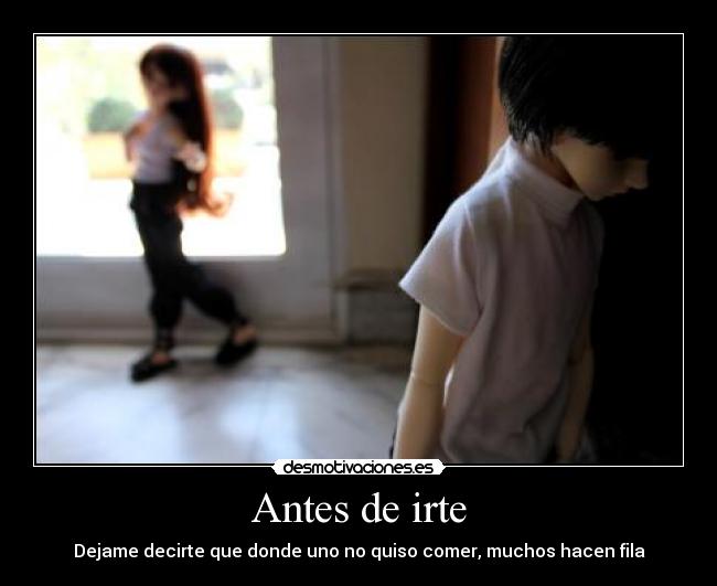 Antes de irte -