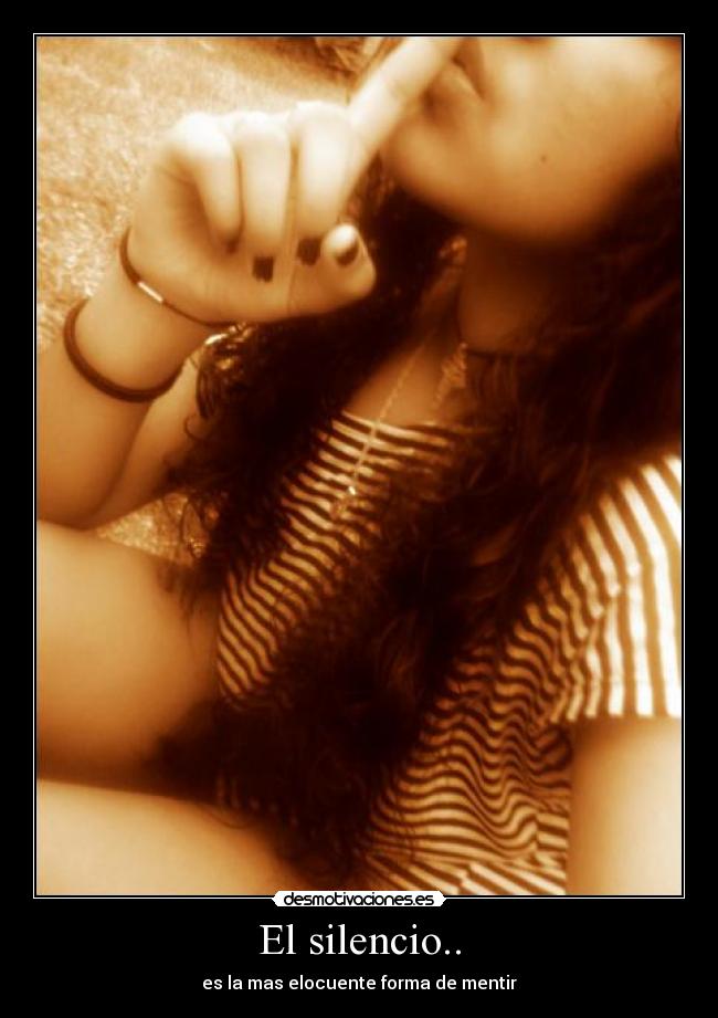 El silencio.. - 
