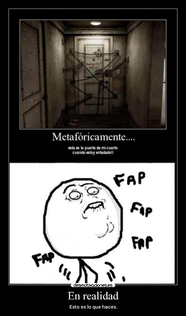 En realidad - Esto es lo que haces.