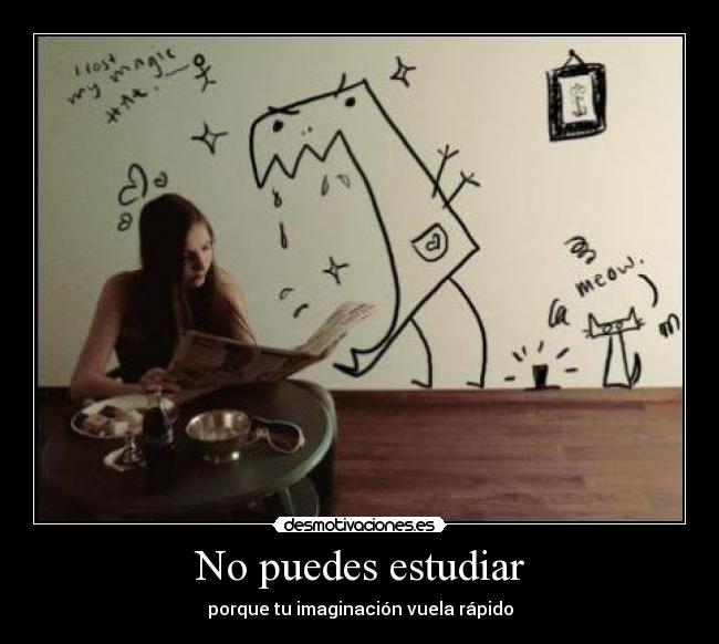 No puedes estudiar - 