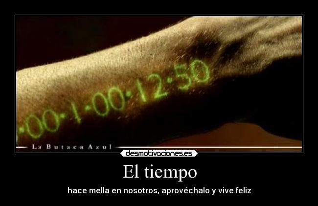 El tiempo -