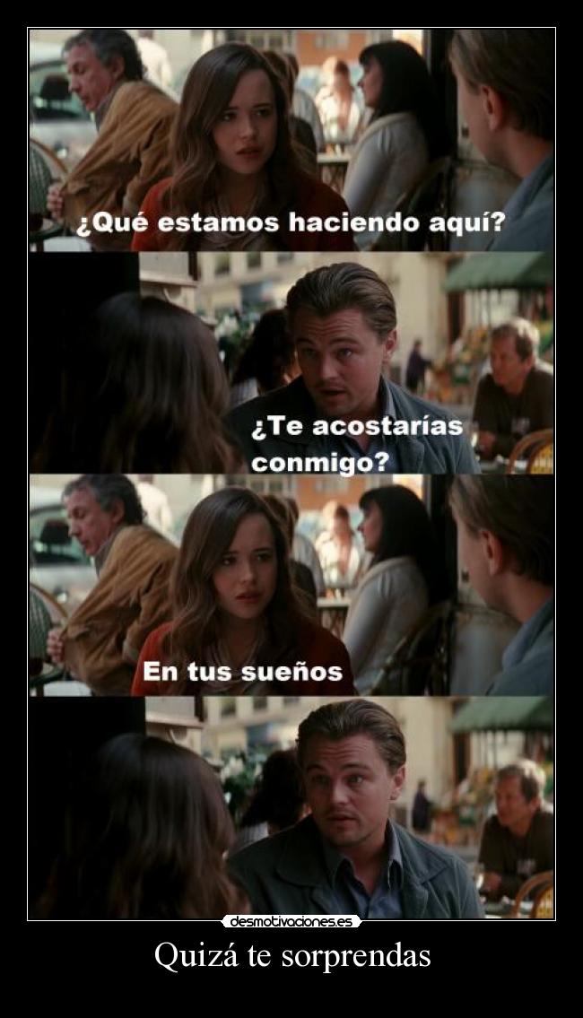 Quizá te sorprendas - 