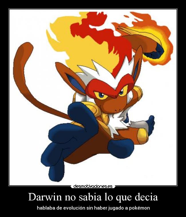 Darwin no sabia lo que decia - hablaba de evolución sin haber jugado a pokémon
