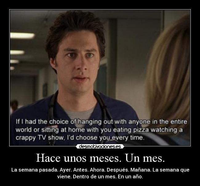 carteles grande novato scrubs ver pelis parque una parada una plaza banco sonrisa desmotivaciones