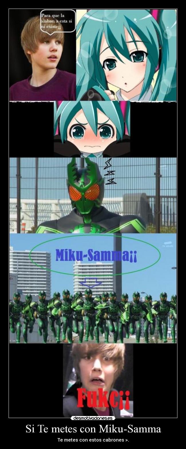carteles hatsune miku vocaloid kamen rider 000 toei company desmotivaciones