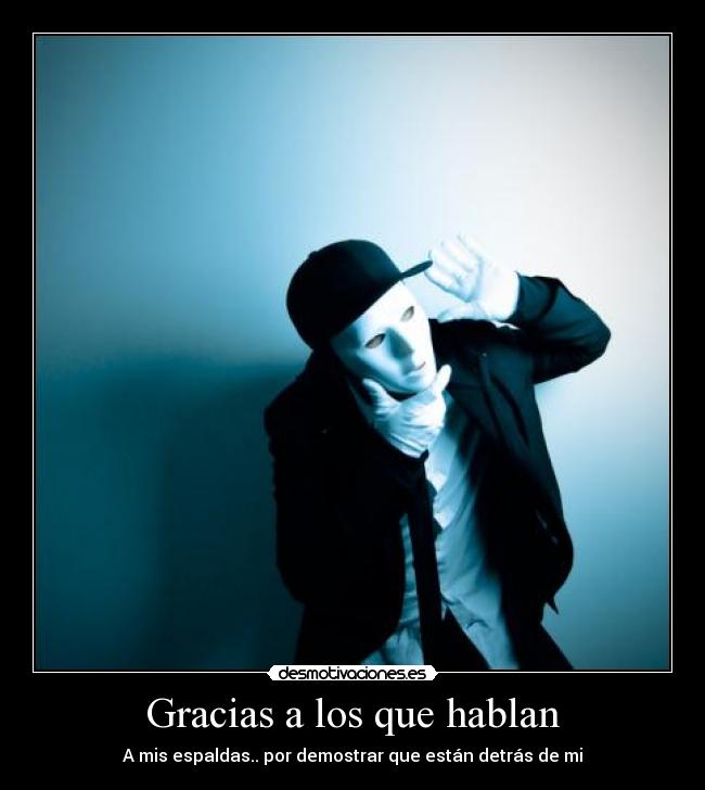 Gracias a los que hablan -