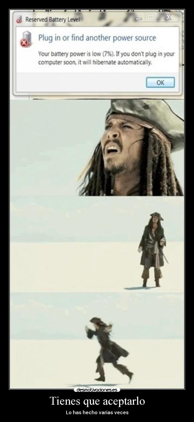 Tienes que aceptarlo -