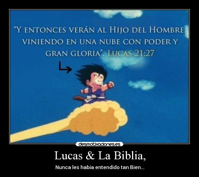 carteles goku gloria nube voladora desmotivaciones