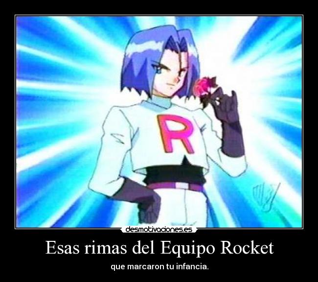 Esas rimas del Equipo Rocket - 