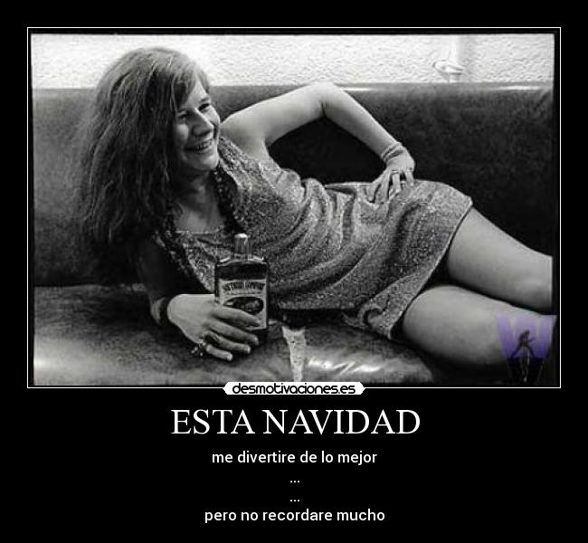 carteles navidad beber desmotivaciones