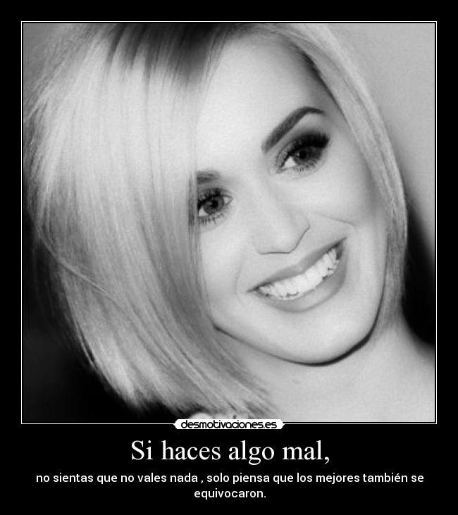 carteles katy perry musica autoestima desmotivaciones