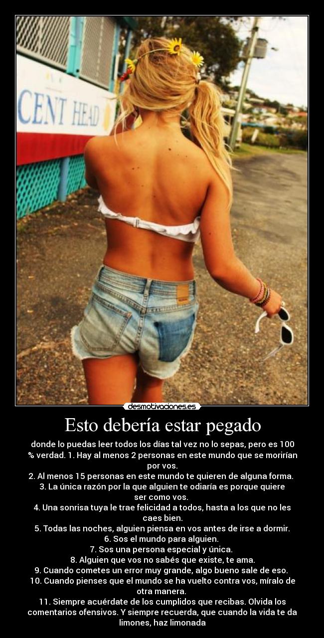 Esto debería estar pegado - 