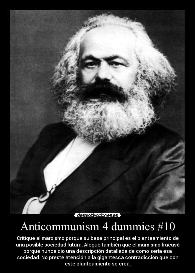 carteles anticommunismfordummies clanantifas kaf desmotivaciones