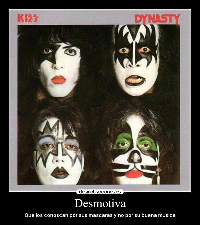 carteles kiss desmotiva desmotivaciones