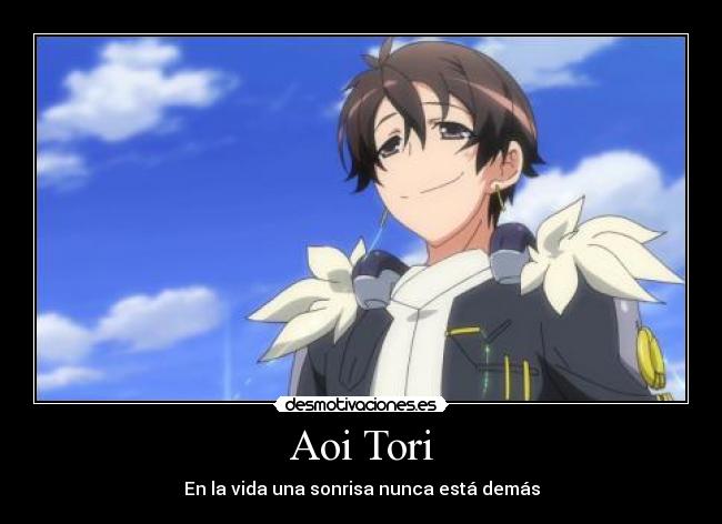 Aoi Tori - En la vida una sonrisa nunca está demás