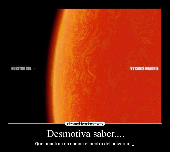 Desmotiva saber.... - 