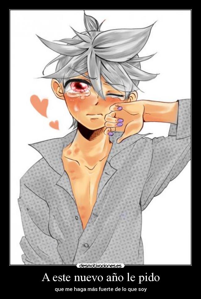 A este nuevo año le pido -