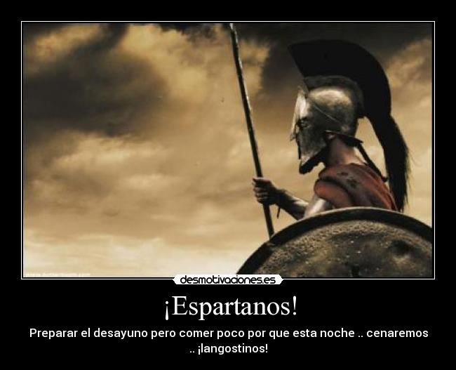 carteles leonidas langostinos frikada desmotivaciones