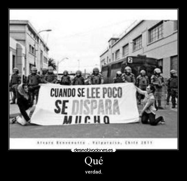 Qué - verdad.
