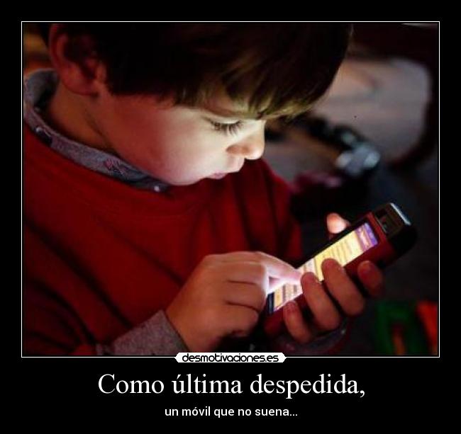 Como última despedida, - 