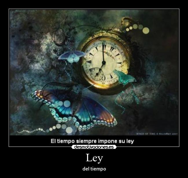 Ley - del tiempo