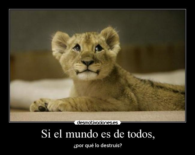 Si el mundo es de todos, - 