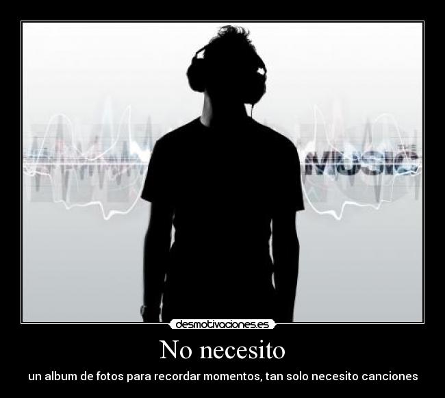 No necesito -